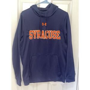 Syracuse Orangeman Under Armour Men’s Blue Loose Hoodie Sweatshirt Size Small